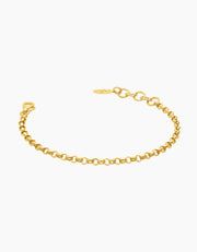 Gold Plated Chain Bracelet ZJ jewellery Gold Plated Chain Bracelet